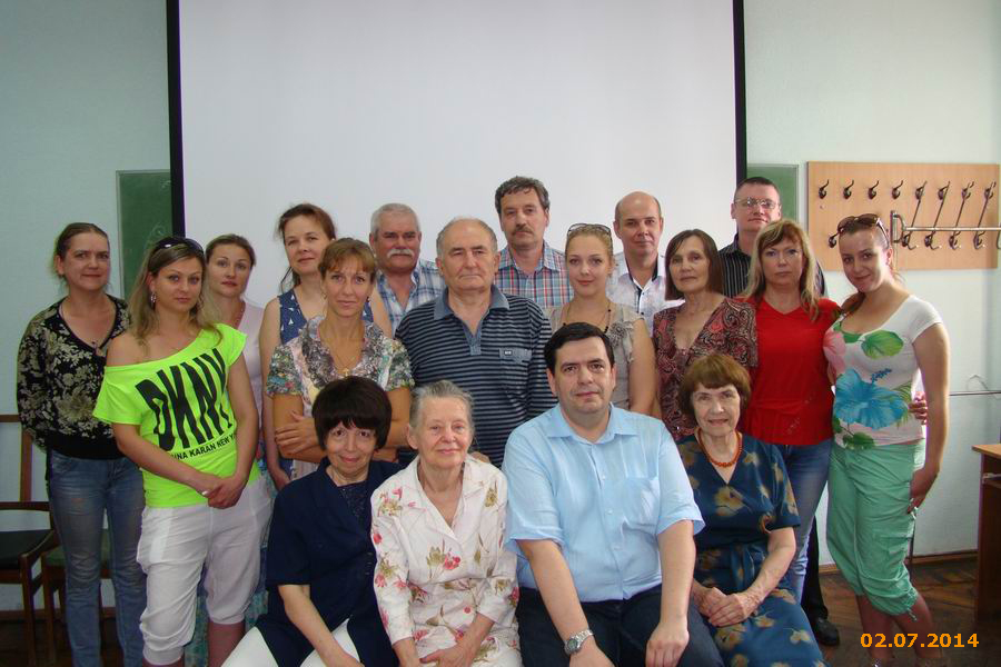 Колектив кафедри, 2014 рік